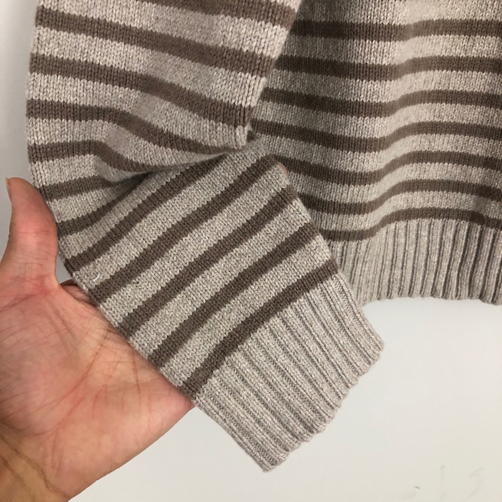 St. John Stripe Wool Blend Knit Sweater View 3